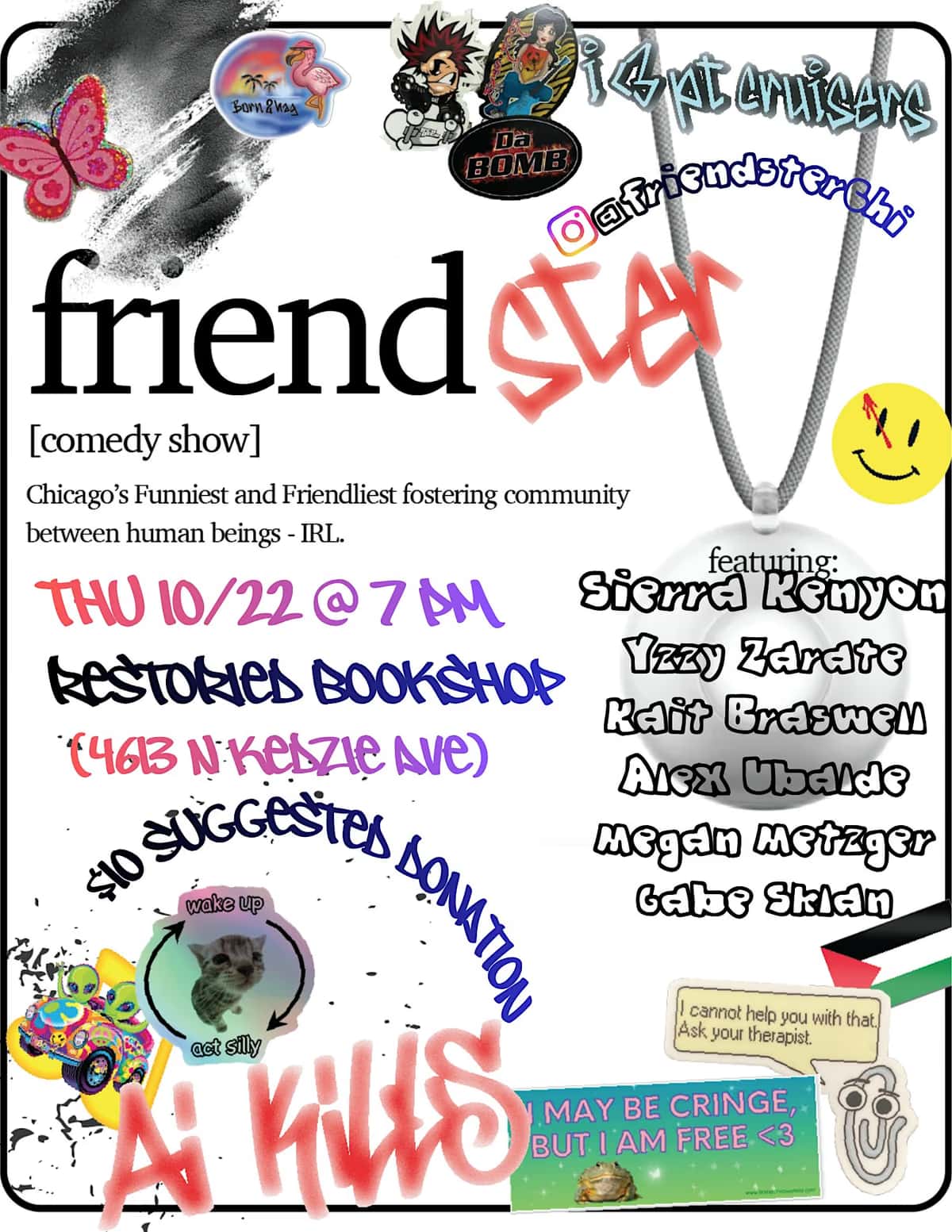 Friendster: A Comedy Show/Costume Party!