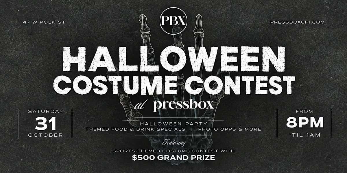 Halloween at Pressbox: $500 Sports Costume Contest