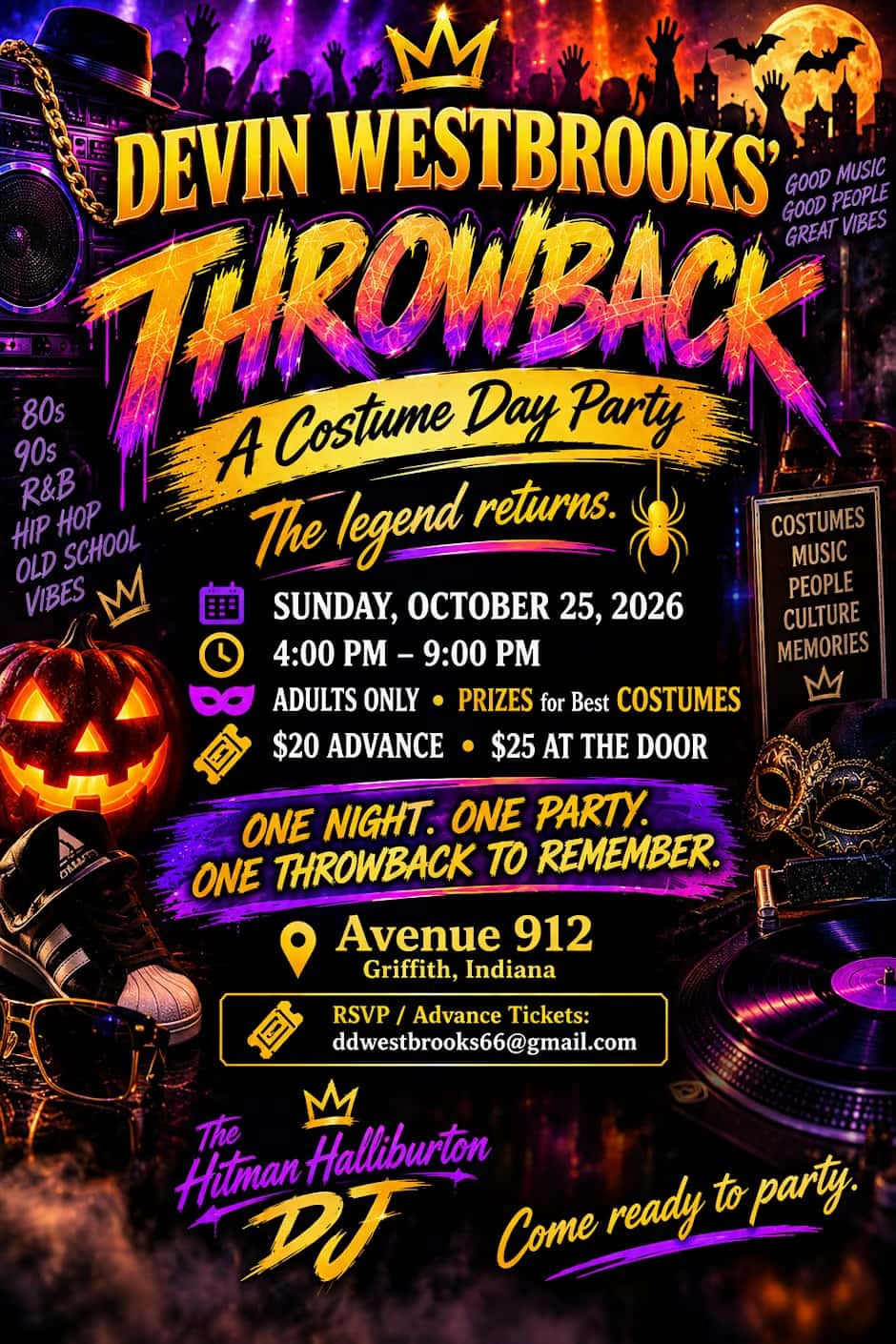 Throwback Costume Day Party