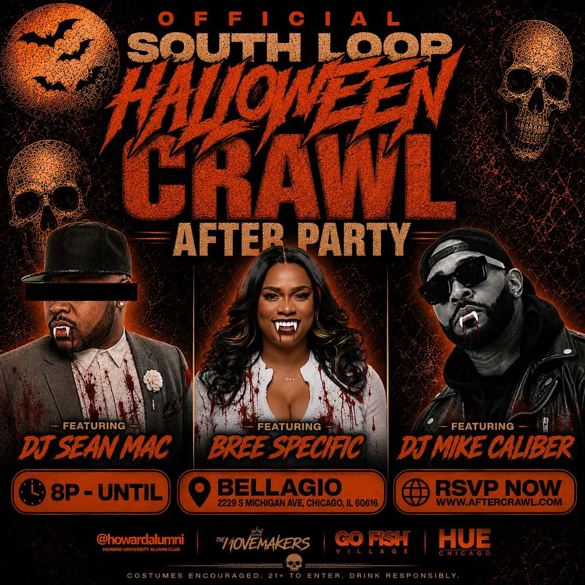 Official South Loop Halloween Crawl After Party