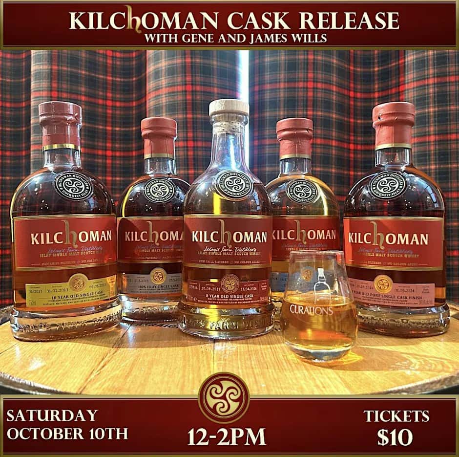 Kilchoman Cask Release with Gene and James Wills