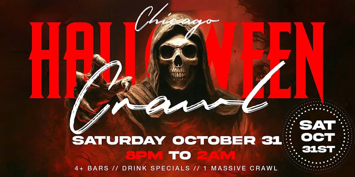 Chicago Halloween Bar Crawl - Halloween Saturday on Sat, Oct 31st