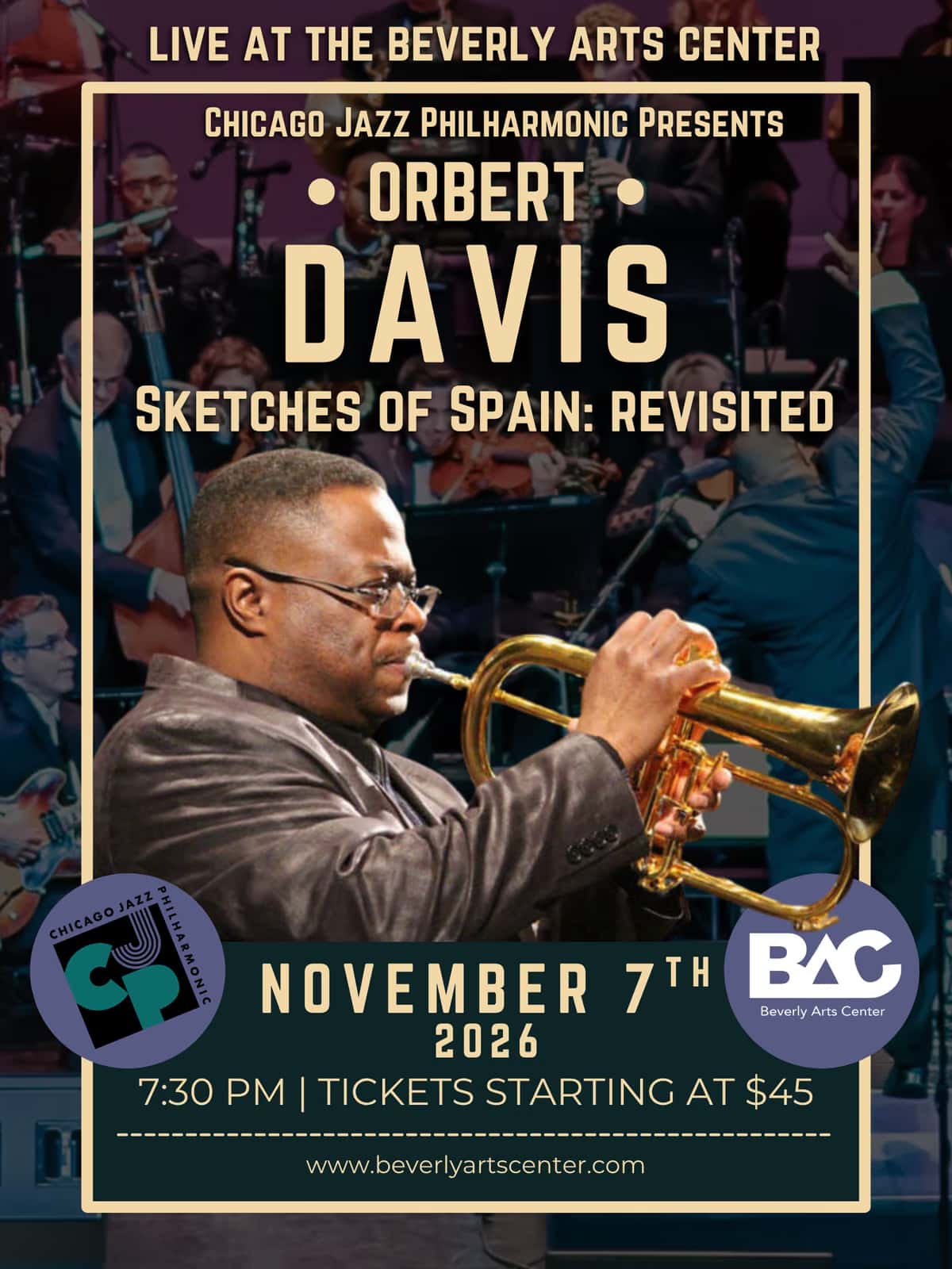 Chicago Jazz Philharmonic & Orbert Davis ~ Sketches of Spain: Revisited