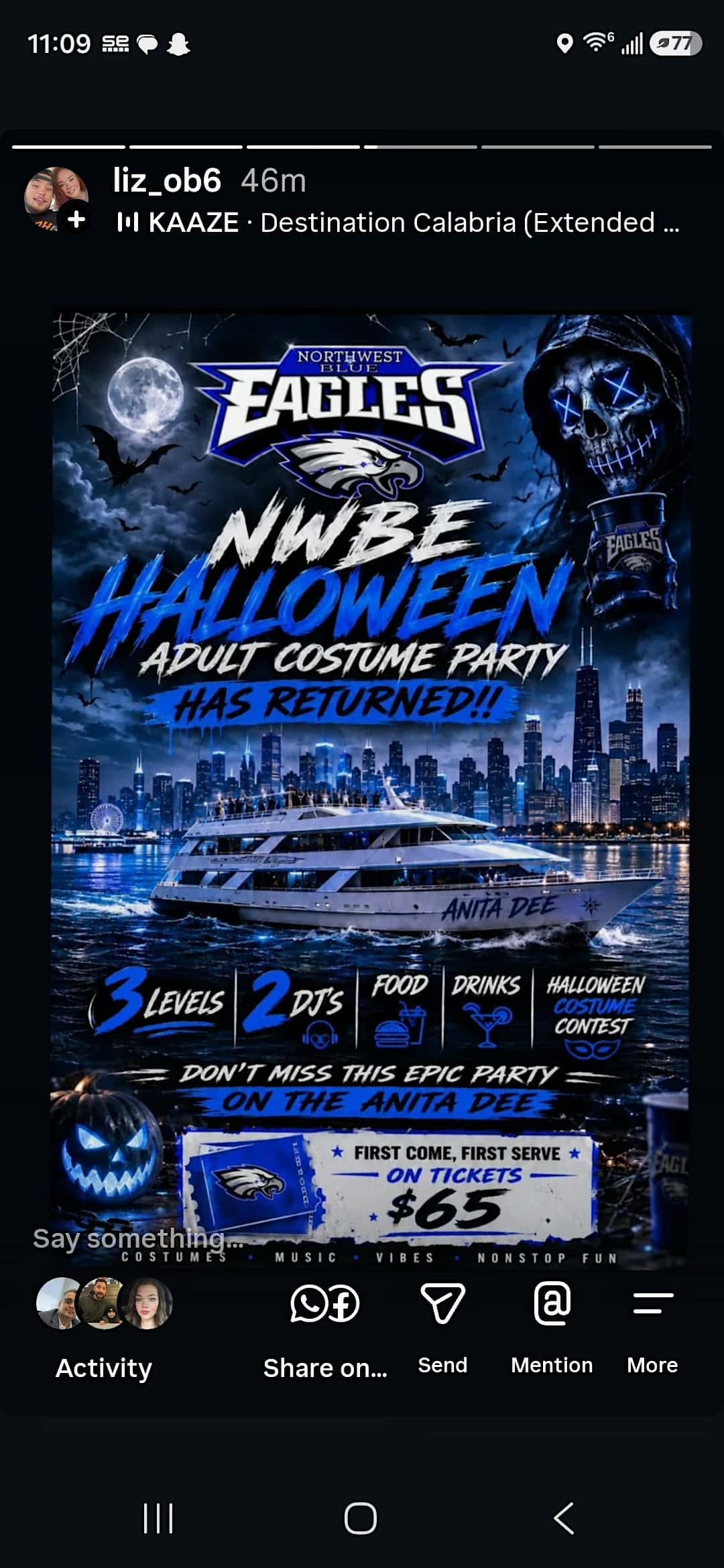 Nwbe Adult Halloween Boat Party