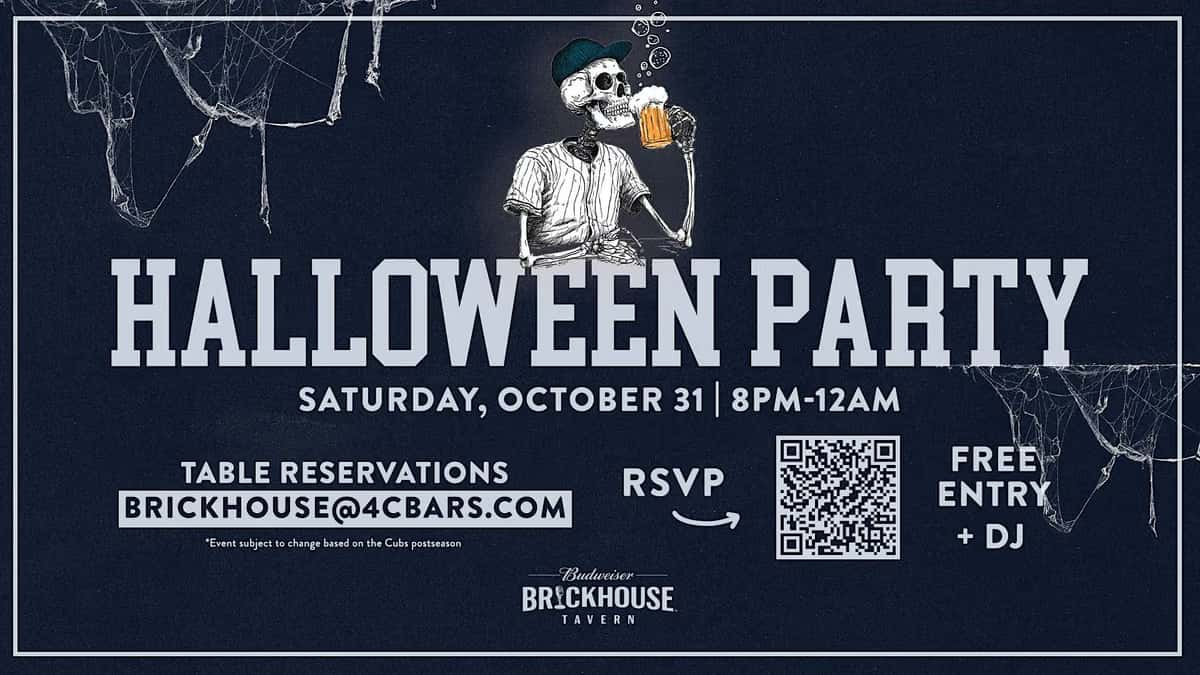 Halloween at Brickhouse: DJ, Drinks & a Wrigleyville Halloween Party