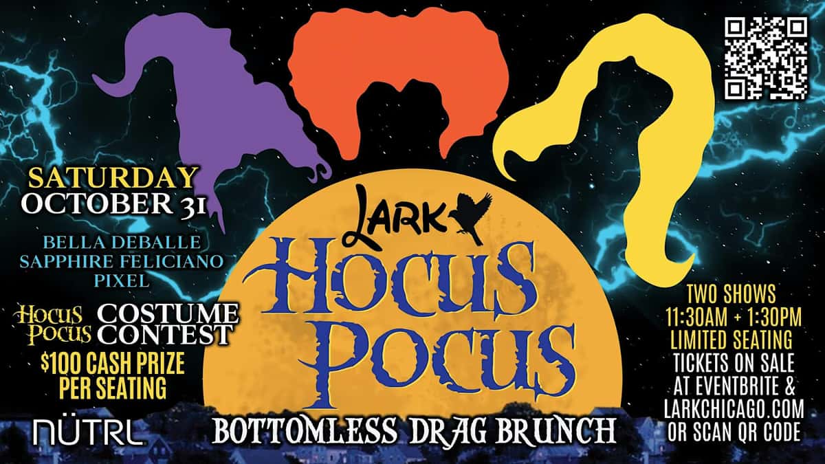 Hocus Pocus Halloween Bottomless Drag Brunch