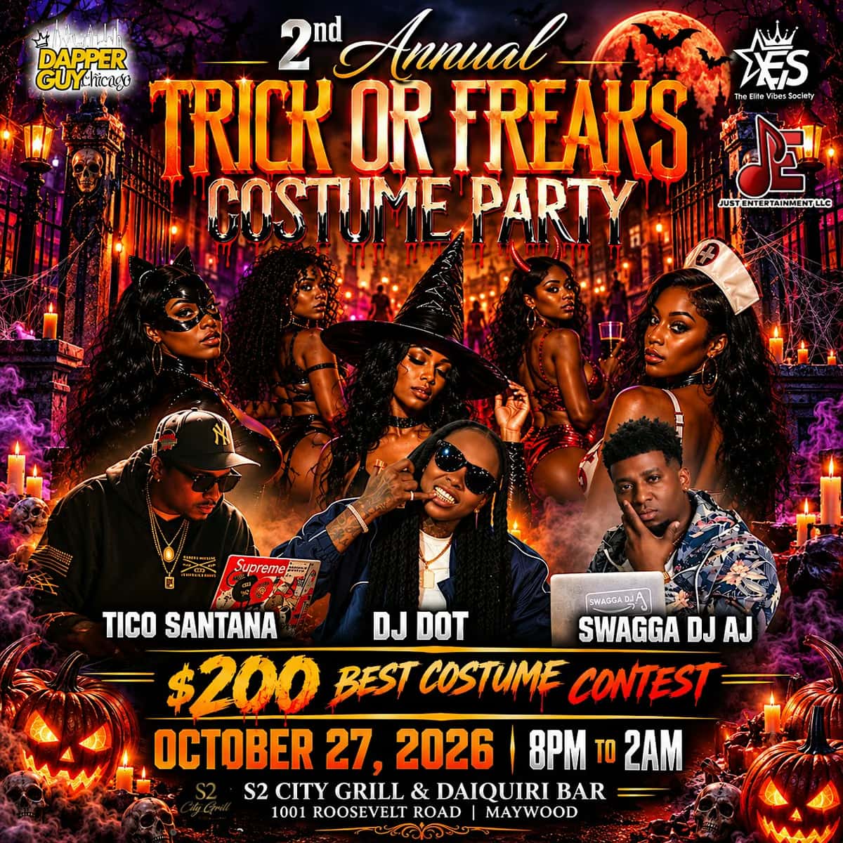 2nd Annual Trick or Freaks Costume Party