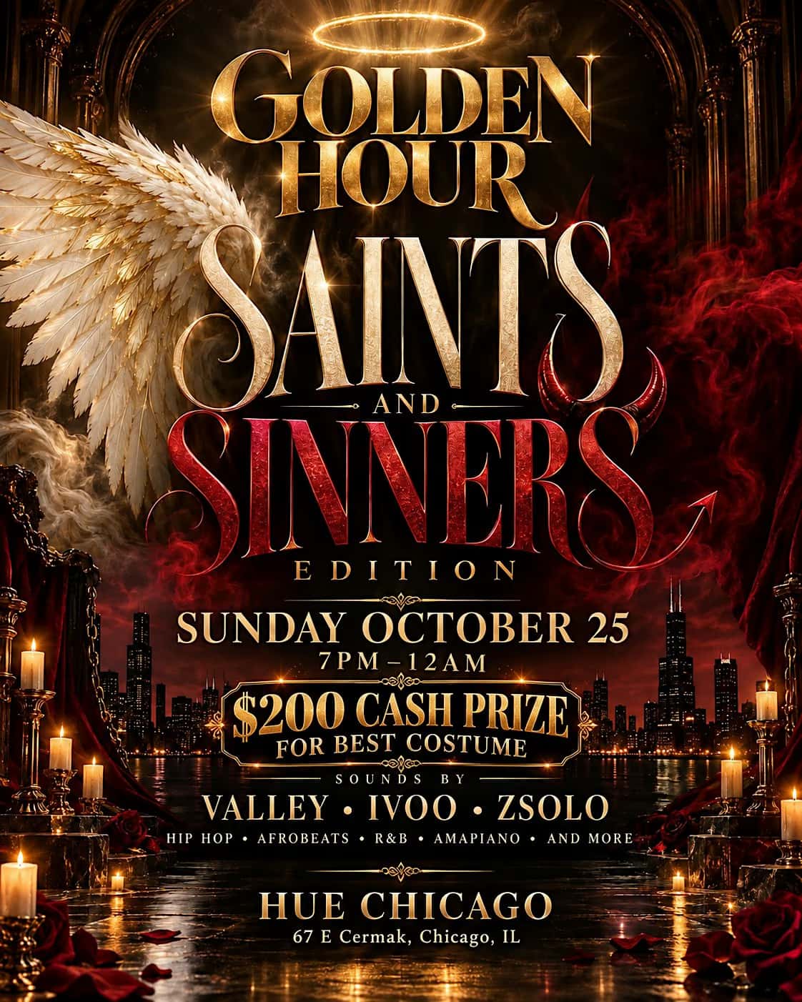Golden Hour: Saints and Sinners Edition Chicago