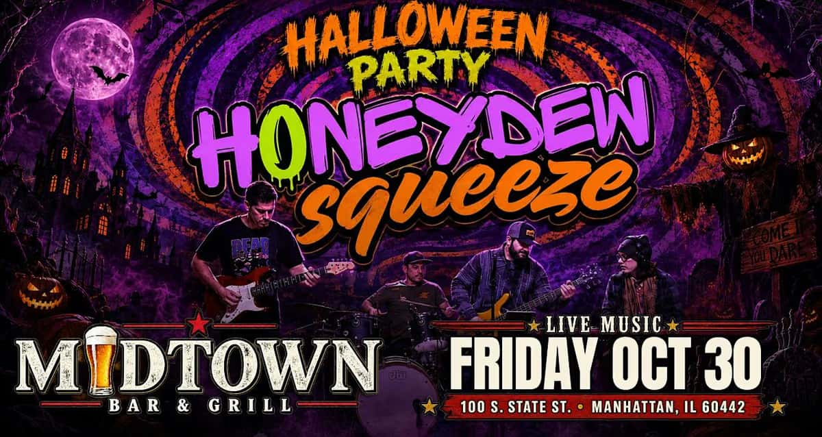 Halloween Party with Honeydew Squeeze Live at Midtown Bar & Grill