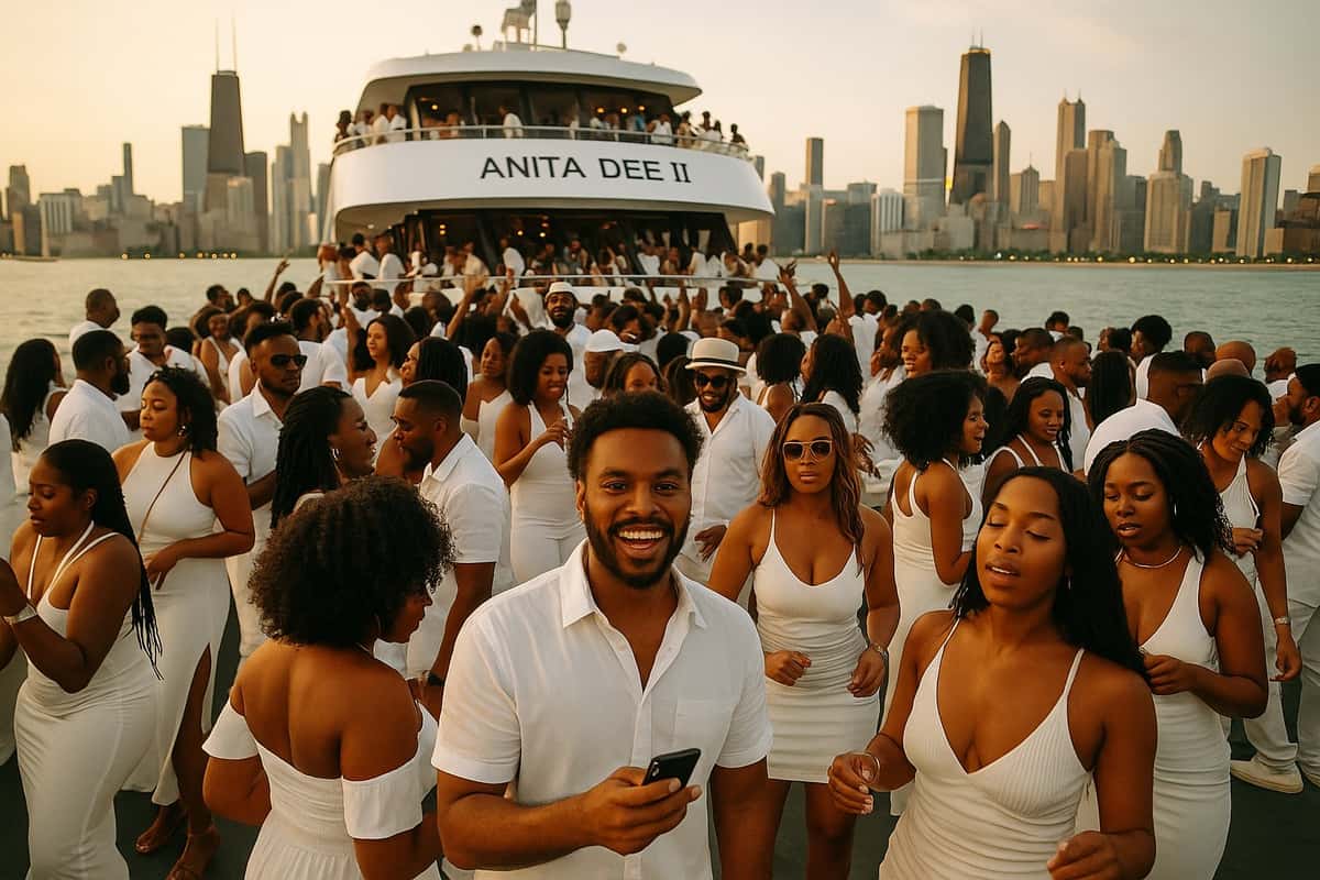 Afro Fusion All White Yacht Cruise