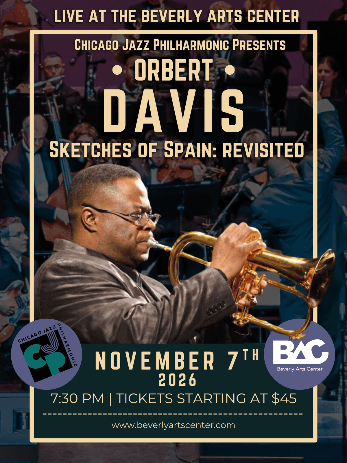 Chicago Jazz Philharmonic & Orbert Davis ~ Sketches of Spain: Revisited