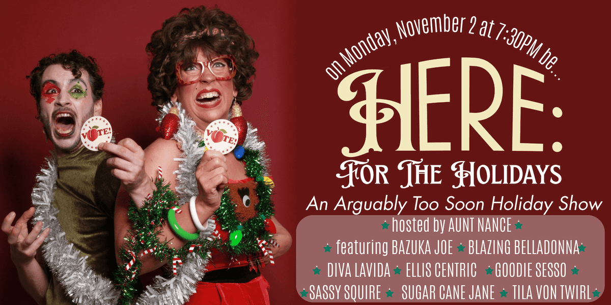 Here: for the holidays