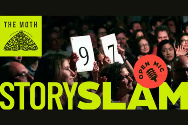 The Moth Storyslam at Fitzgeralds: Caretakers