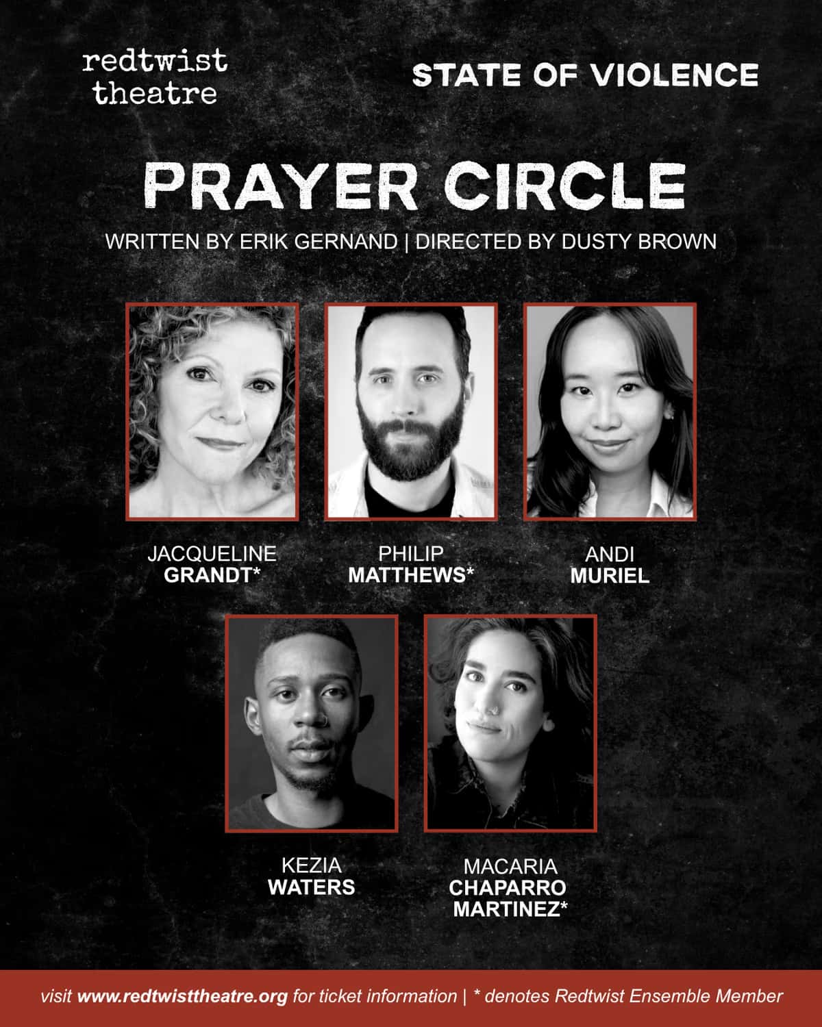 Redtwist Theatre Presents The First Show of Its 22nd Season, “Prayer Circle”