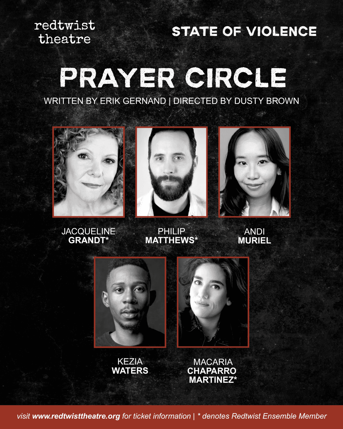 Redtwist Theatre Presents The First Show of Its 22nd Season, “Prayer Circle”